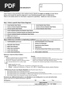 CDI Physician Query For CHF