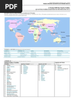 Lista de Países no mundo em 2013 - ONU Norma M49