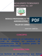 Taller carnes agroindustria