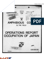 Appendix 3 to annex Charlie to Operations Report, Occupation of Japan, V Marine Amphibious Corps, THE JAPANESE PLAN FOR THE DEFENSE OF KYUSHU