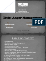 Report in Anger Management