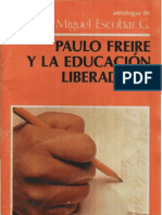Paulo Friere y la educación liberadora