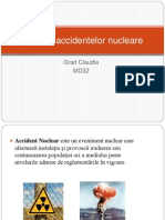 Istoricul Accidentelor nucleare