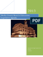 Shelby County School Board Legislative Agenda (2013)