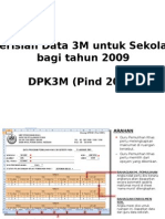 Manual Isi Borang 3M 2009 Untuk Sekolah