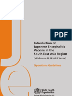 Japanese Encephalitis Guideline SEARO 2006