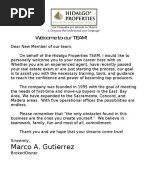 Welcome to our TEAM!