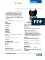 Portable Pneumatic Calibrator Series 65-120: Special Features