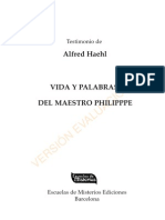 Alfred Haehl - Vida y Palavra Del Mestre Phillippe