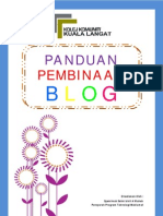 PANDUAN MEMBINA BLOG SENDIRI