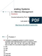 Memory Management Sol PDF