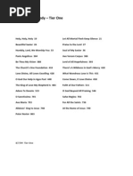 Suggested Songs for Mass