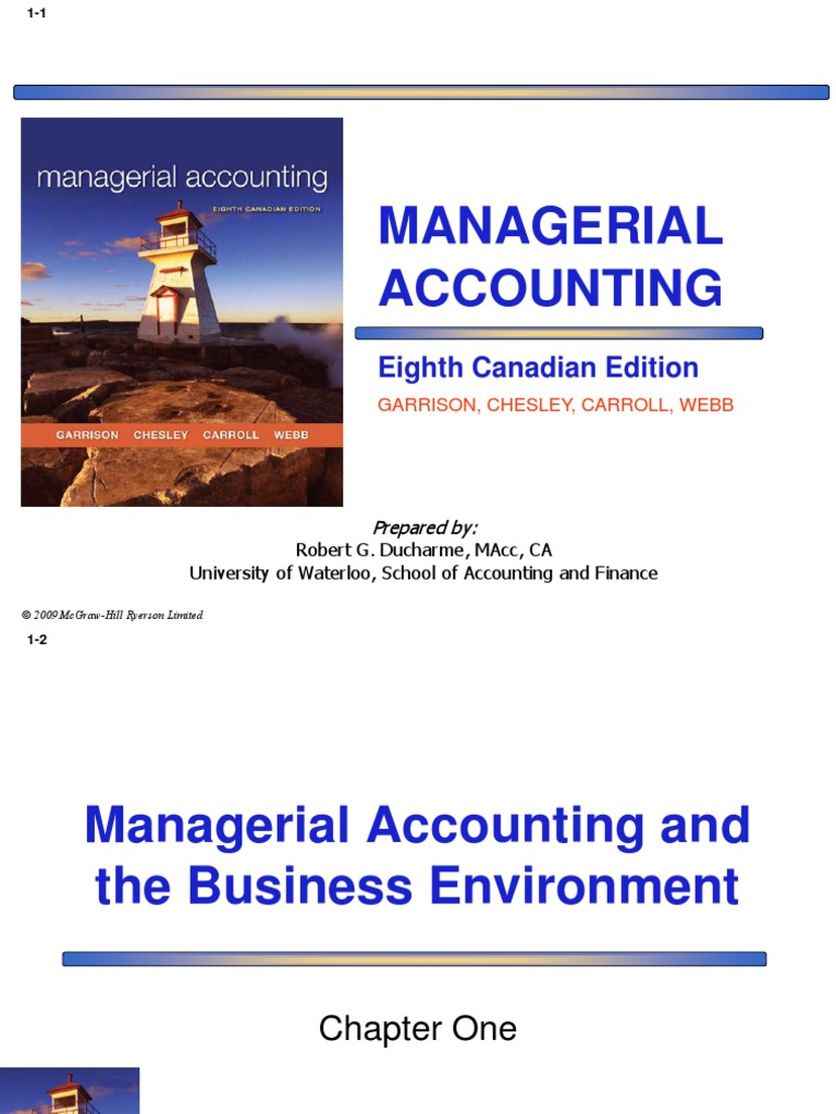 Managerial Accounting | PDF | Business Process | Lean Manufacturing