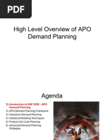 High Level Overview of APO Demand Planning