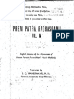 Prem Patra Radhasoami, Volume Four