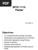 Lecture 12 Pointer
