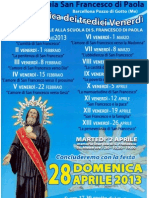 Festa Di San Francesco Di Paola 2013