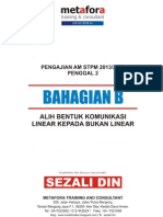Bah B - Alih Bentuk Komunikasi - Linear KPD Bukan Linear PDF