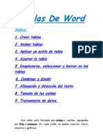 Tablas de Word 2010