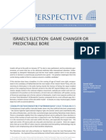 Israel's Election: Game Changer or Predictable Bore