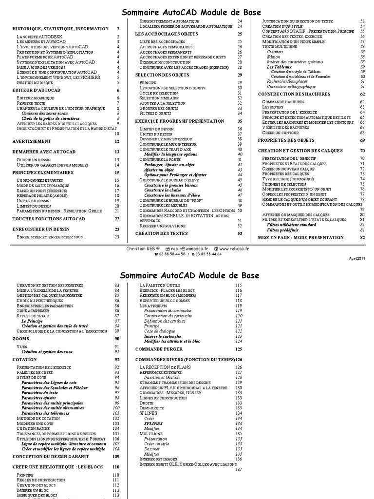 Autocad | PDF | AutoCAD | Dessin