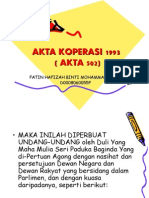 Akta Koperasi 1993