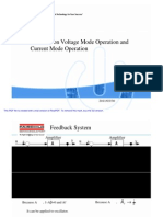 Introduction Voltage Mode Operation and Current Mode Operation