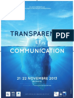Transparence Et Communication