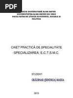 Caiet Practica ECTSMC- Maria Sendrea