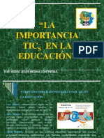 Importancia Del TIC en La Educacion