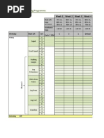 12 Week - 5/3/1 Training Programme: Week 1 Week 2 Week 3 Week 4