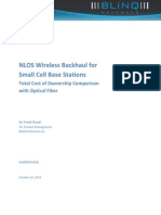 NLOS Wireless Backhaul for Small Cells - TCO Comparison with Optical Fiber