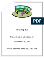 Shopping Bus