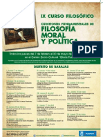 IX Curso Filosófico del Distrito de Barajas