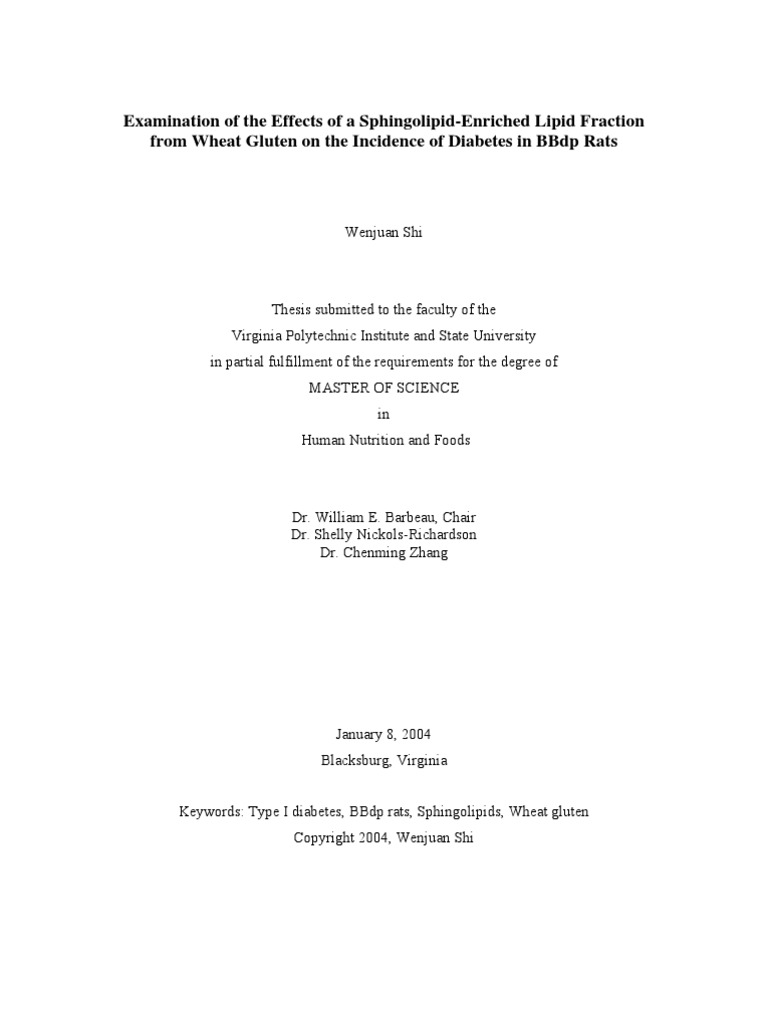 diabetes thesis pdf