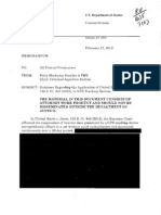 Department of Justice GPS Tracking Memo 1