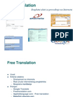 Free Translation: Besplatni Alati Za Prevođenje Na Internetu