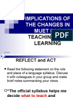 Implications of Change Wed7march