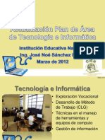 Induccion Plan de Area Tecnologia e Informatica
