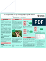 Can Compassion Help Save The Environment? How Empathy Relates To Environmental Concern, Proenvironmental Behavior and Nature Relatedness.