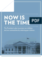 The White House - Now Is The Time gun control plan