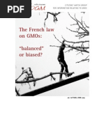 Download Loi OGM France by GENET SN12085049 doc pdf