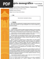 Projeto monográfico