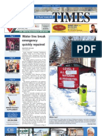 January 18, 2013 Strathmore Times, Volume 5, Issue 3, Locally Owned & Operated, Local News, Local Sports
