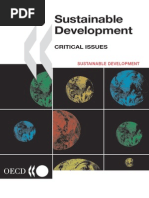 Sustainable developement- Critical Issues