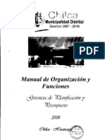 Manual de Organización y Funciones (MOF)