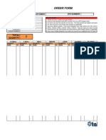 Tahi Order Form Adult