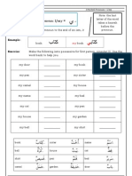 Arabic Pronouns Attached My 06102011 PDF