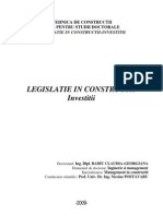 Legislatie in Constructii