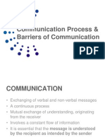 Communication Process & Barriers of Communication